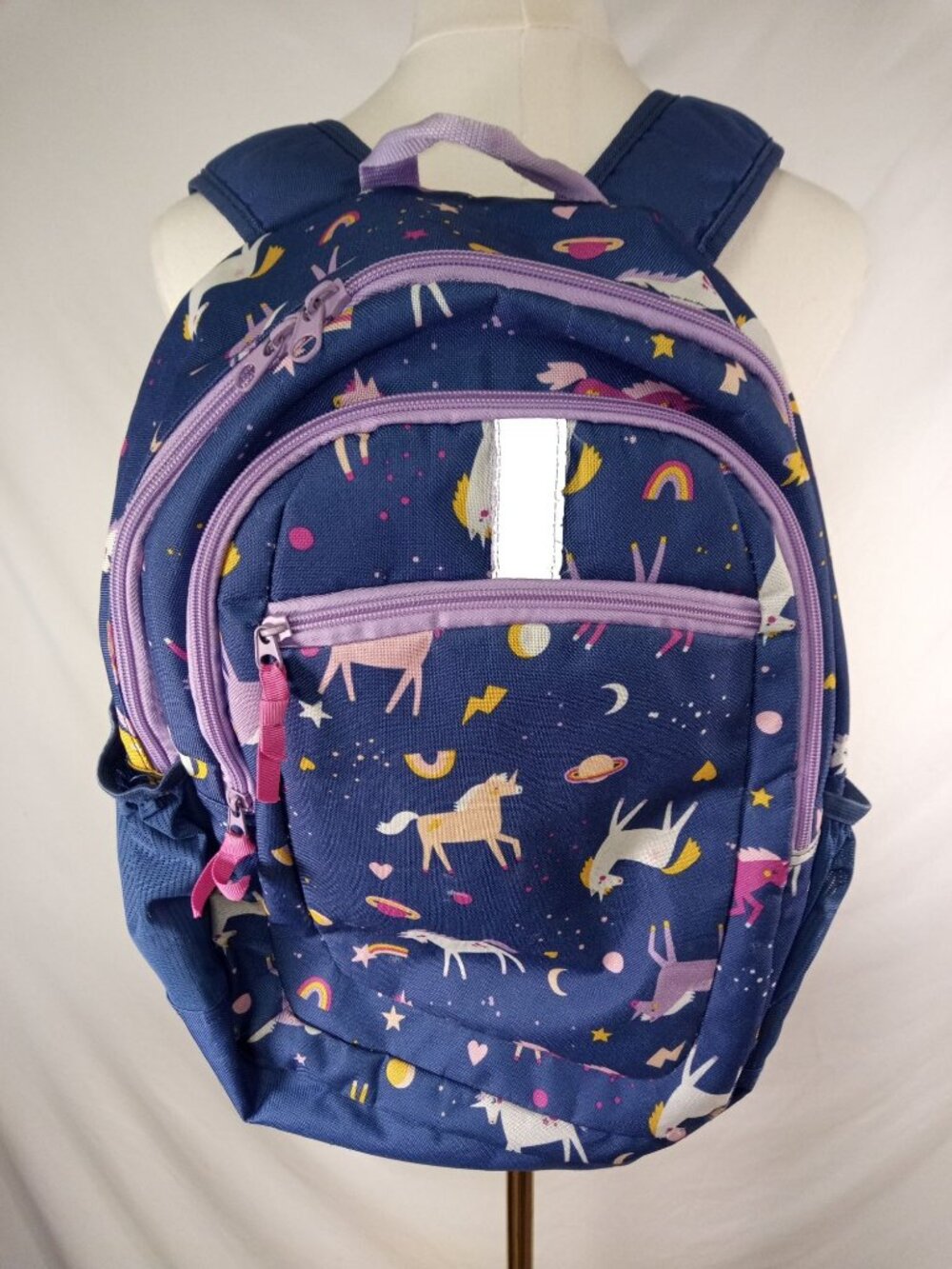 Purple, Blue Unicorn Print Target Girl's Backpack